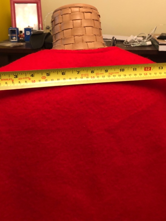 Rare Red Vintage 60s Pure Wool HBC Point Blanket Vest - Picture 6 of 7